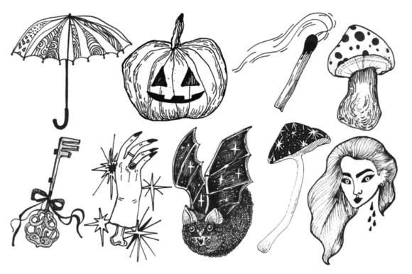 10 Witchcraft Illustrations for Creative Expression and Practical Use