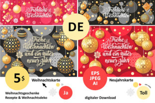 Christmas Card. Weihnachten. Christmas I