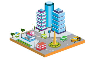Isometric City Vector: Creative Design Solutions
