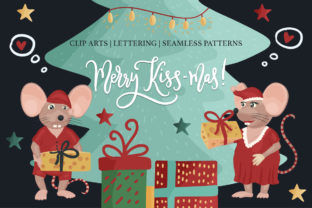 Merry Kiss-Mas Christmas Set: A Versatile Design Resource for Winter Holidays