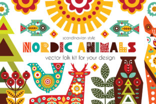 Nordic Animals - Folk Kit: A Creative Resource for Every Visionary