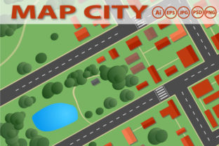 Set of Maps of the City