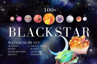 Watercolor Space, Cosmos Graphic Set: A Universe of Creative Possibilities